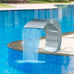 Orion Garden Waterfall/Pool Fountain - Stainless Steel 45x30x60 cm