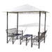 Benevento Garden Pavilion with Table and Benches