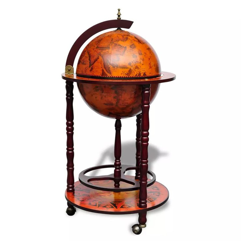 Antique Globe Bar/Serving Trolley - 40cms Globe Diameter