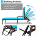 Serafina 2pc Sunlounger Set w/Adjustable Backrest - Steel & Rattan. 3 Cols