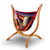 Macario Wooden Hammock Chair w/Chair & Pillow