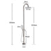 Mateo 10'' Stainless Steel Outdoor Pool Shower