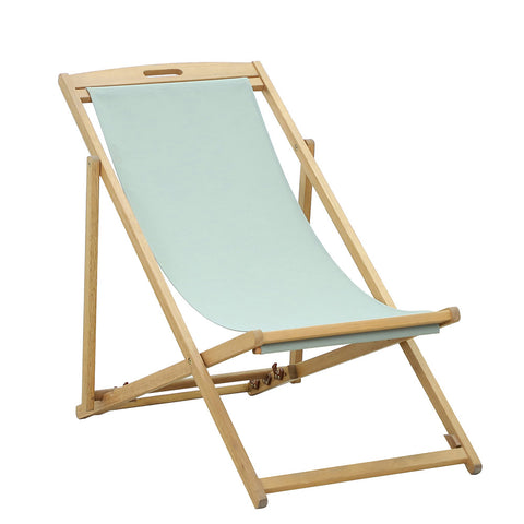 San Domingo Wooden Outdoor Deck Chair & Footstool Set
