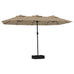 Azzat Double-Head Parasol - 449x245 cm. 8 Colours