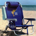 Stylish Folding Beach Chair cum Backpack w/Cooler & Storage Pockets