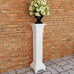 Filippa Classic Square Pillar Plant Stand in Light Wood - 4 Colours. 17x17x66 cm