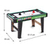 Whazza! 4 in 1 Games Table  Air Hockey/Pool/Foosball/Table Tennis