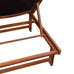 Vallarta Sun Lounger - Solid Acacia Wood and Textilene