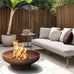Ragusa Fire Pit in Rust and Black - 3 Sizes