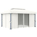 Riga Cream Curtained Gazebo - 3x3m and 4x3 m.