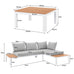 Mirage 4 Seater Corner/Modular Outdoor Lounge Set