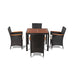 Reverie 5 Piece Outdoor Dining Set w/Cushions