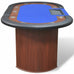 Impresario 10-Player Poker Table - Blue or Green