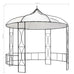 Morena Round Canopied Gazebo - 300x290 cm - 3 Canopy Colour Choices