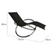 Eloisa Aluminium & Mesh Folding Rocking Lounger