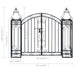 Danae Ornamental Wrought Iron Garden Gate - 3 Sizes