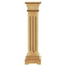 Filippa Classic Square Pillar Plant Stand in Light Wood - 4 Colours. 17x17x66 cm