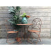 Flavia 3 Pc Bistro or Patio Setting - Grey or Rust