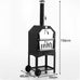 3-in-1 Portable Charcoal Smoker/Grill/Pizza Oven