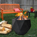 Diamante Octagon Shaped Portable Lightweight Fire Pit with Accessories