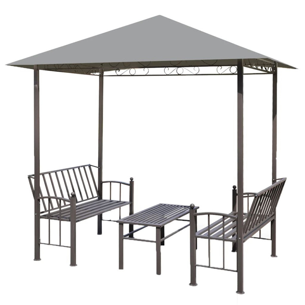 Benevento Garden Pavilion with Table and Benches