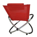 Eloisa Aluminium & Mesh Folding Rocking Lounger