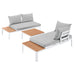 Mirage 4 Seater Corner/Modular Outdoor Lounge Set