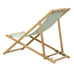 San Domingo Wooden Outdoor Deck Chair & Footstool Set