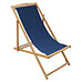 San Domingo Wooden Outdoor Deck Chair & Footstool Set