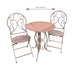 Flavia 3 Pc Bistro or Patio Setting - Grey or Rust