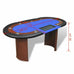 Impresario 10-Player Poker Table - Blue or Green