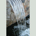 Orsino Stainless Steel Waterfall Blade Fountain w/Spillway