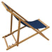 San Domingo Wooden Outdoor Deck Chair & Footstool Set