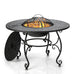 Jalisco Patio Fire Pit Table - 35.5" w/BBQ Grate