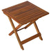 Gennaro 3 Pieces Set : 2 x Acacia Wood Sunlounger olus Tea Table