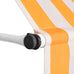 Vincennes Retractable Awning 350 cm Wide - in Yellow & White or Blue & White Stripes
