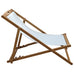 San Domingo Wooden Outdoor Deck Chair & Footstool Set