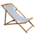 San Domingo Wooden Outdoor Deck Chair & Footstool Set