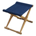 San Domingo Wooden Outdoor Deck Chair & Footstool Set