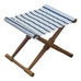 San Domingo Wooden Outdoor Deck Chair & Footstool Set